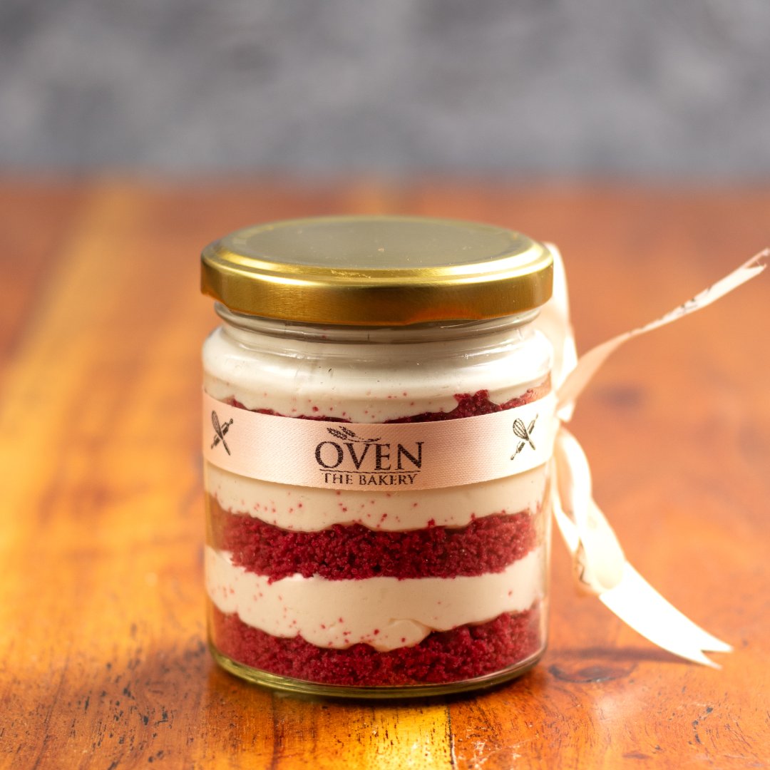 Red velvet Jar Cake